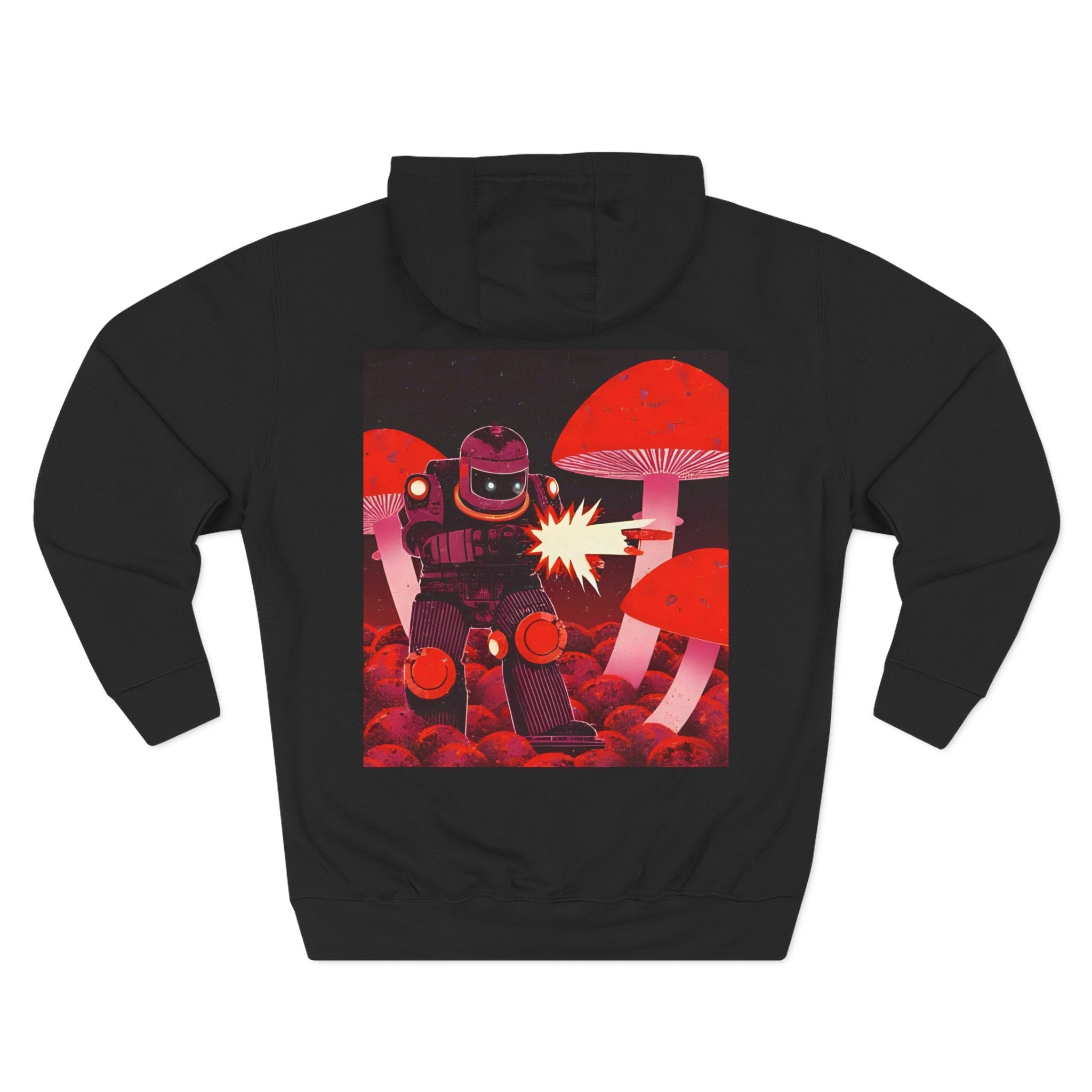 Fleece Hoodie - Cozy Graphic Sweatshirt with Adjustable Hood & Kangaroo Pocket