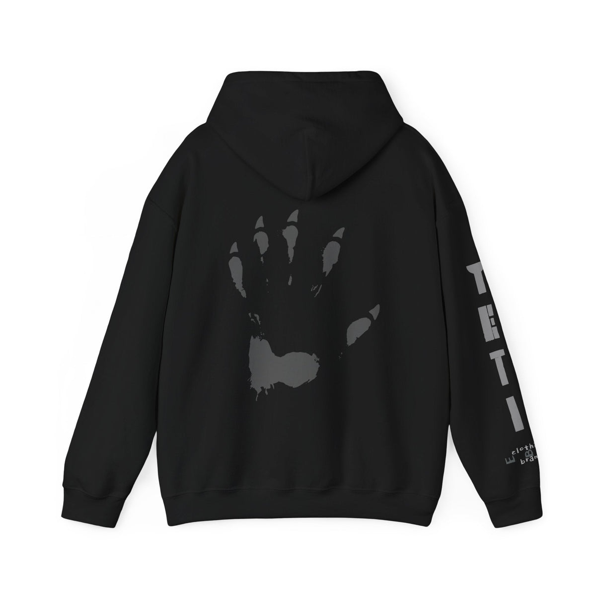 Yeti Claw Hoodie, Bigfoot Sweatshirt, Sasquatch Pullover, Cryptid Jumper, Monster Hooded Top, EBO Design