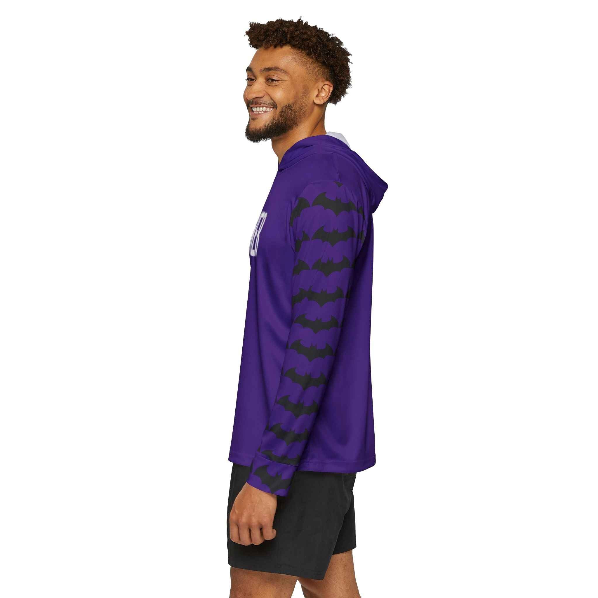 Joker Batman Hoodie Men's Sports Warmup Hoodie (AOP)