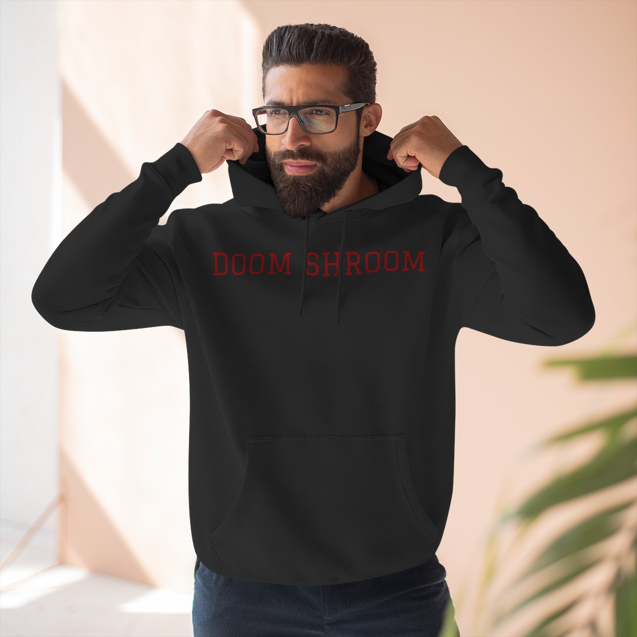 Fleece Hoodie - Cozy Graphic Sweatshirt with Adjustable Hood & Kangaroo Pocket
