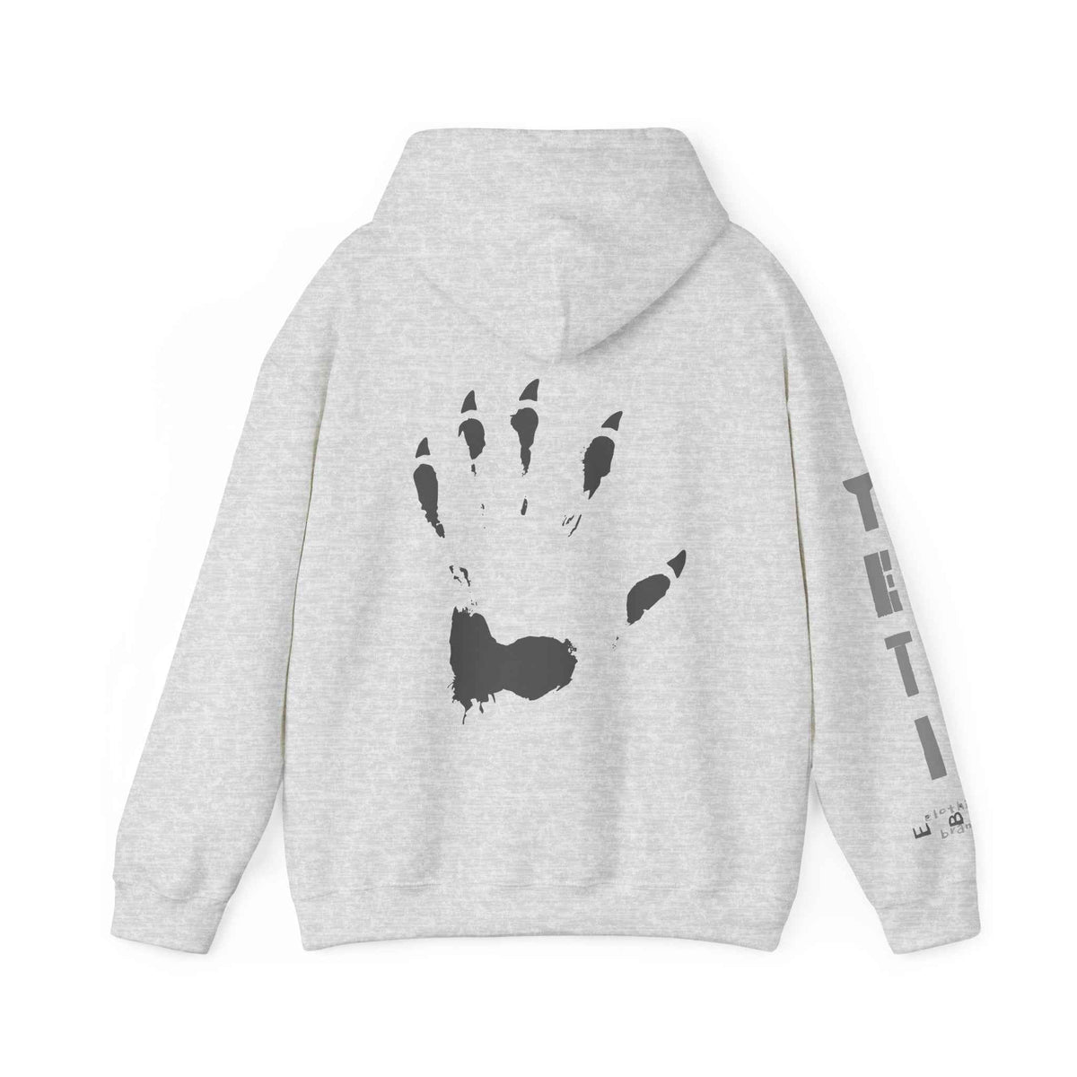 Yeti Claw Hoodie, Bigfoot Sweatshirt, Sasquatch Pullover, Cryptid Jumper, Monster Hooded Top, EBO Design