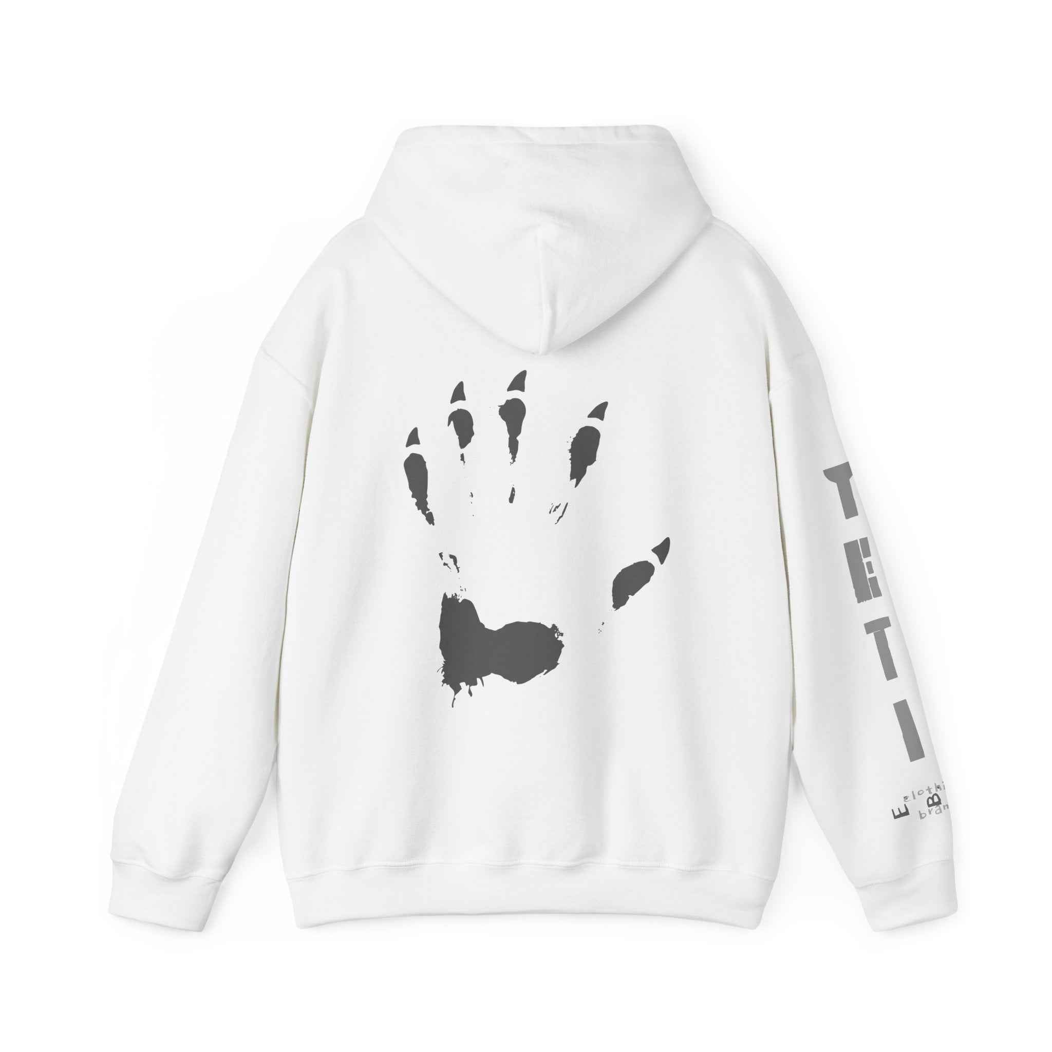 Yeti Claw Hoodie, Bigfoot Sweatshirt, Sasquatch Pullover, Cryptid Jumper, Monster Hooded Top, EBO Design