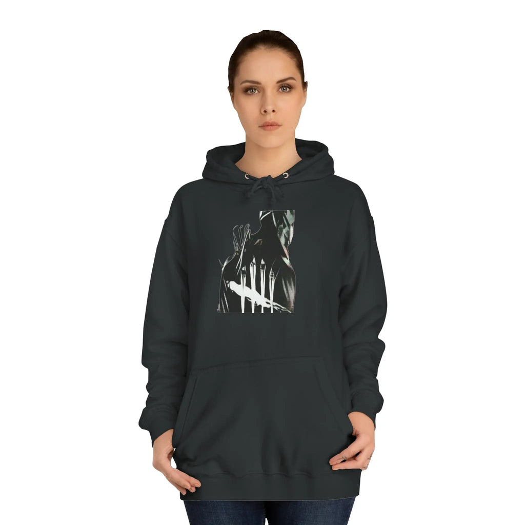 Unisex College Hoodie – Cozy Kangaroo Pocket Hoodie | Breathable Cotton Polyester Blend