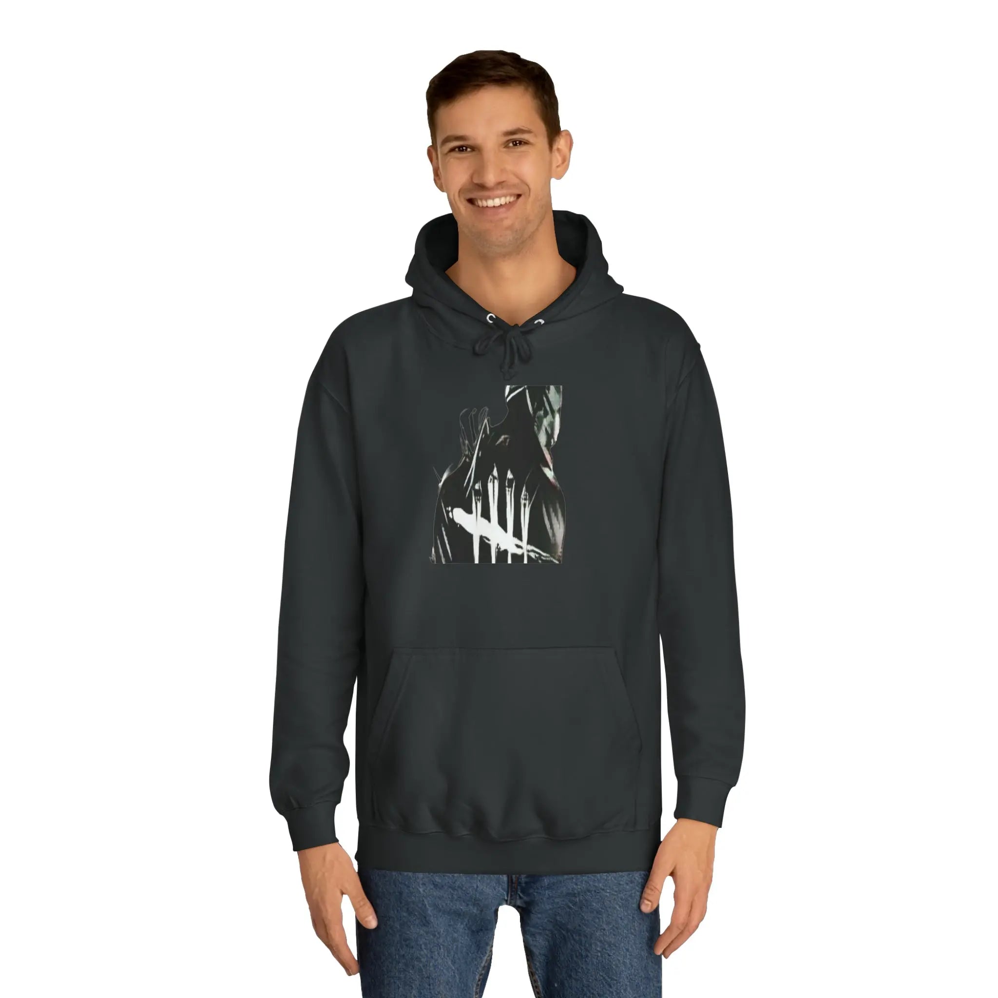 Unisex College Hoodie – Cozy Kangaroo Pocket Hoodie | Breathable Cotton Polyester Blend