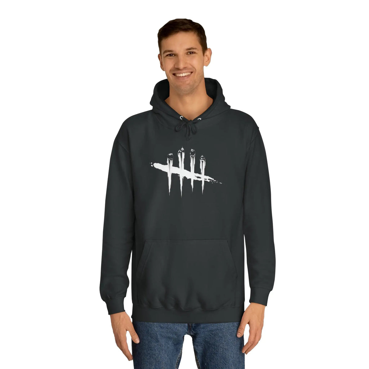 Unisex College Hoodie - Oversized Cotton Polyester Hoodie With Kangaroo Pocket
