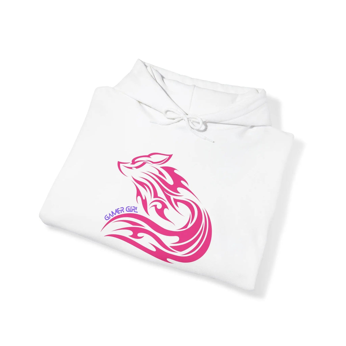 Gamer Girl Hoodie - Unisex Heavy Blend Hoodie with Printed Sleeve Sweatshirt