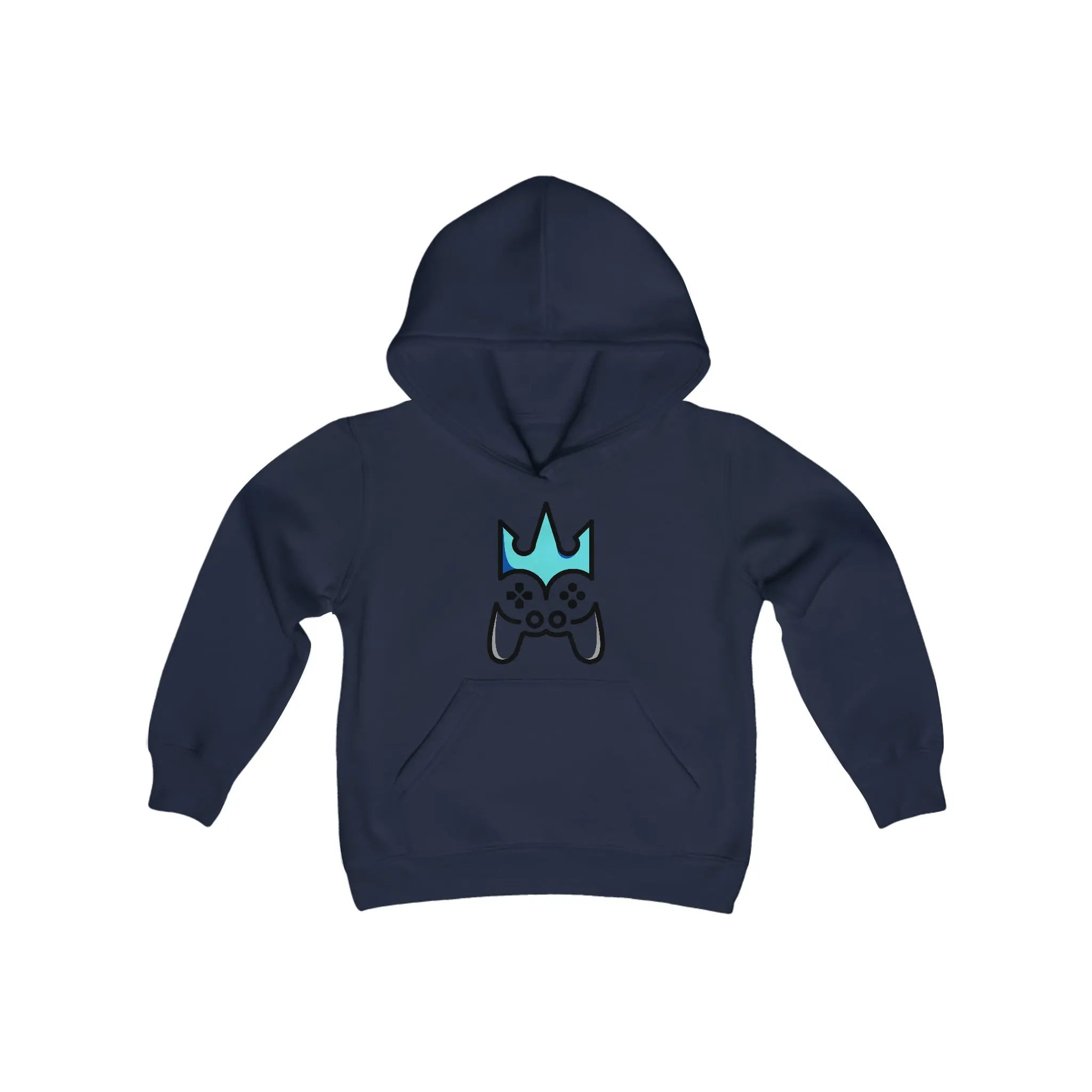 Youth Hooded Sweatshirt - Heavy Blend Hoodie With Kangaroo Pocket & Twill Taped Neck