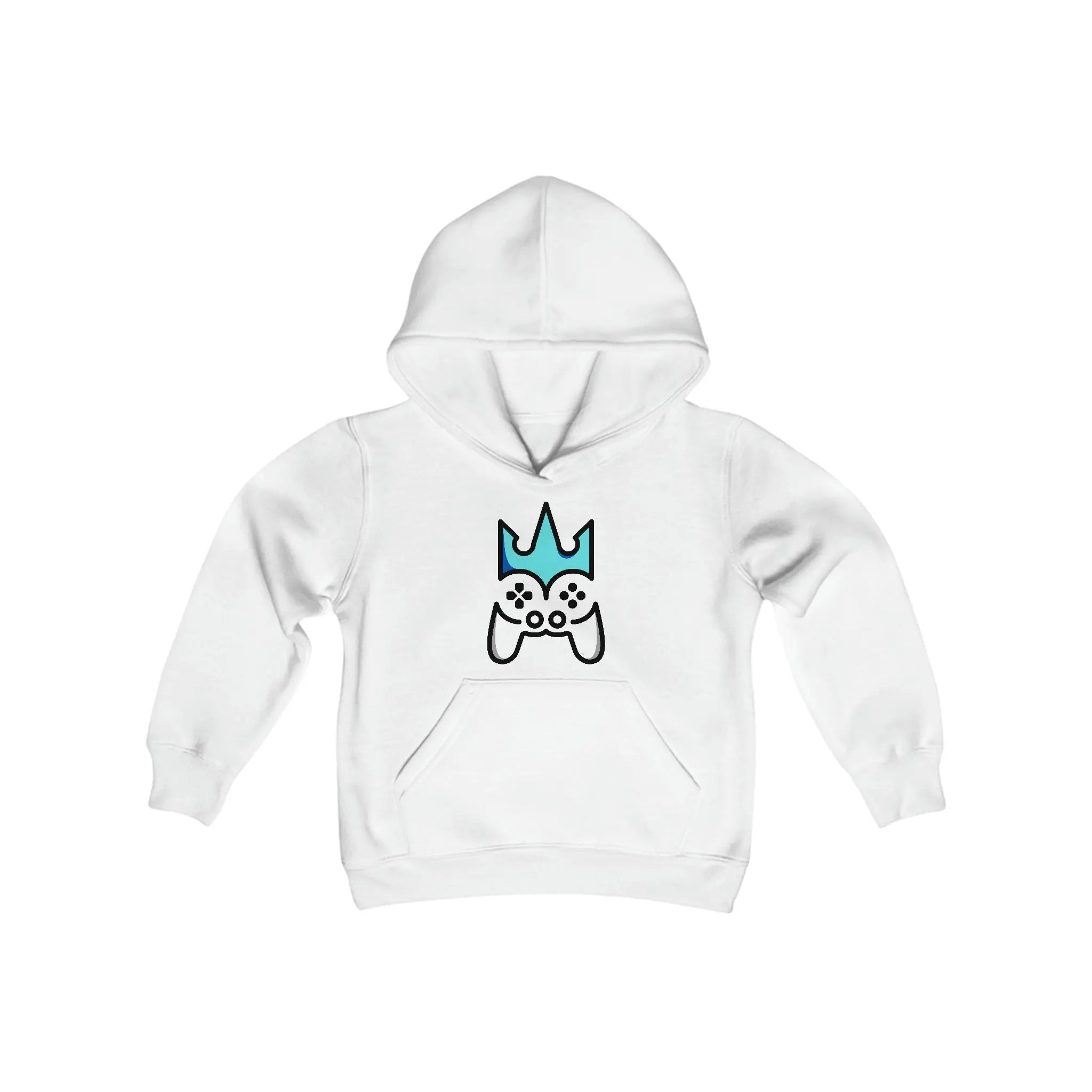 Youth Hooded Sweatshirt - Heavy Blend Hoodie With Kangaroo Pocket & Twill Taped Neck