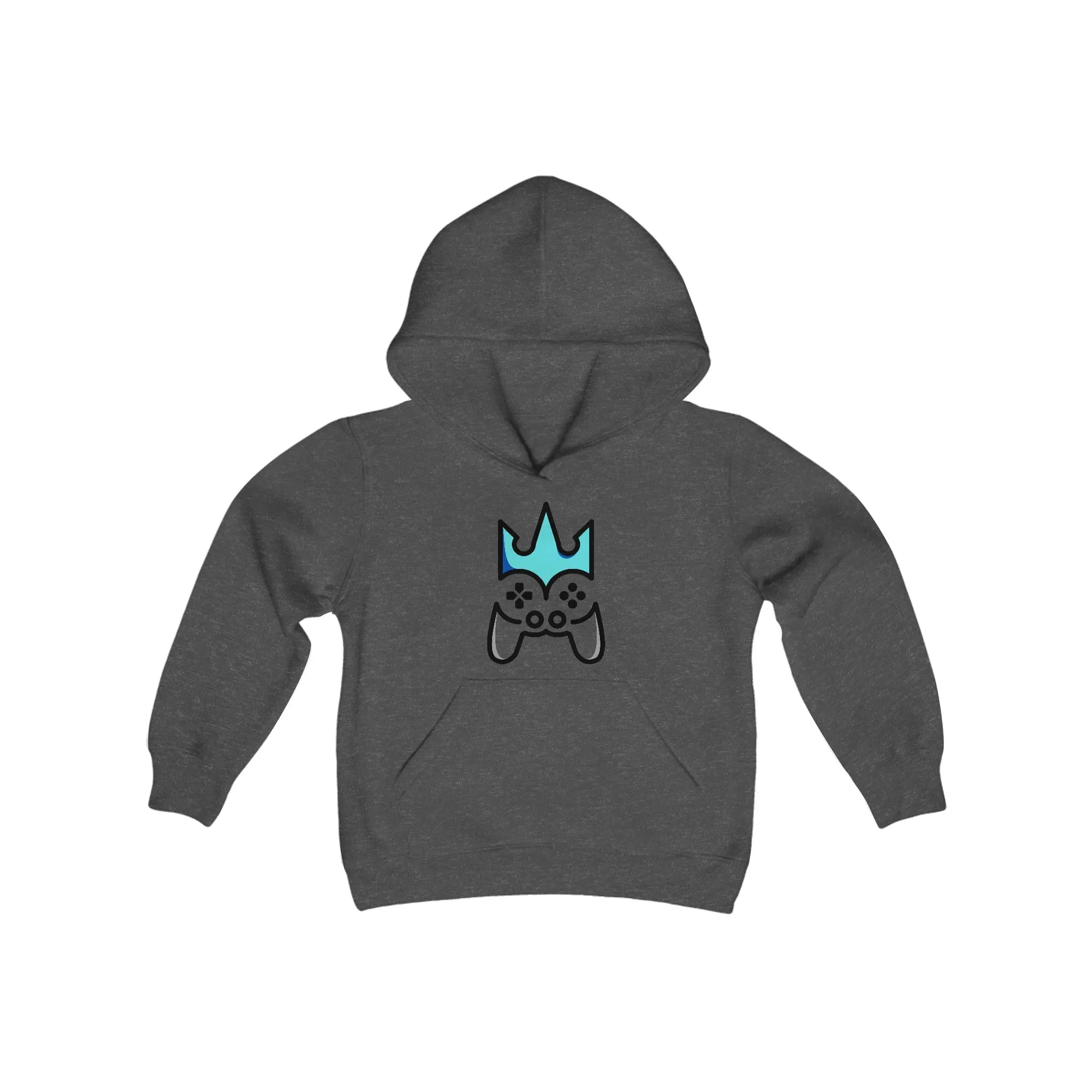 Youth Hooded Sweatshirt - Heavy Blend Hoodie With Kangaroo Pocket & Twill Taped Neck