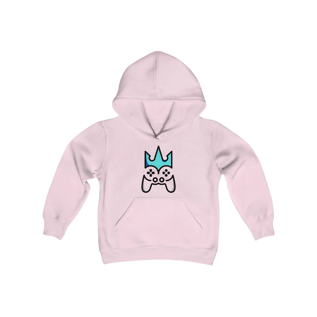Youth Hooded Sweatshirt - Heavy Blend Hoodie With Kangaroo Pocket & Twill Taped Neck